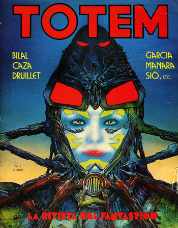 Totem, la rivista del fumetto fantastico anni ottanta.
