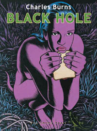 Copertina del primo volume dedicato al Black Hole di Charles Burns