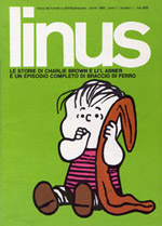 La storica copertina del primo numero di Linus
