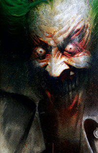 L'allucinato Joker protagonista di Arkham Asylum L'allucinato Joker protagonista di Arkham Asylum