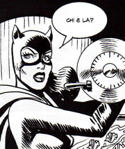 Catwoman svaligia una cassaforte