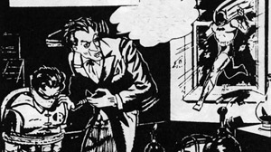 Batman arriva appena in tempo per salvare Robin dal Jolly Batman arriva appena in tempo per salvare Robin dal Jolly