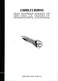 La copertina di Black Hole, presente sotto la sovracoperta La copertina di Black Hole, presente sotto la sovracoperta