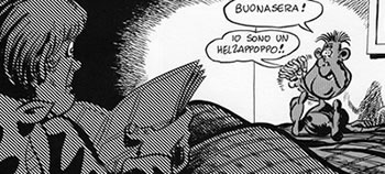 Helzapoppo - prima apparizione la prima apparizione dell'Helzapoppo ai piedi del letto