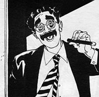 Groucho disegnato da Giampiero Casertano (Dylan Dog)