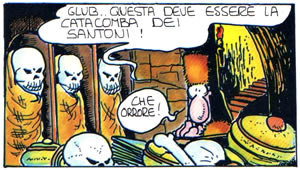 Ivan Timbrovic nelle catacombe del monastero Ivan Timbrovic nelle catacombe del monastero