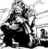 Ken Parker piange il fratello morto Ken Parker piange il fratello morto