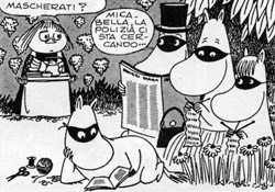 La famiglia Moomin riesce a non prendere niente sul serio