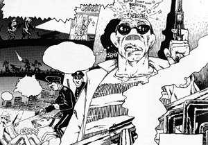 Rank Xerox nella prima storia dell'omonimo fumetto Rank Xerox nella prima storia dell'omonimo fumetto