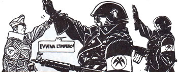 Le milizie dell'impero in l'Uomo di Wolfland Le milizie dell'impero in l'Uomo di Wolfland