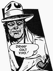 L'apparizione del redivivo Denny Colt nella prima storia di Spirit