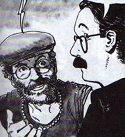 Carlo e Zurdo durante un viaggio nel tempo Zurdo e Carlo, i protagonisti di Time Out