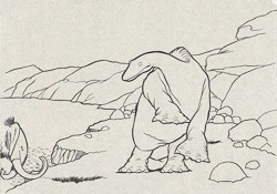 Gertie, il dinosauro protagonista di un film d'animazione di Winsor McCay